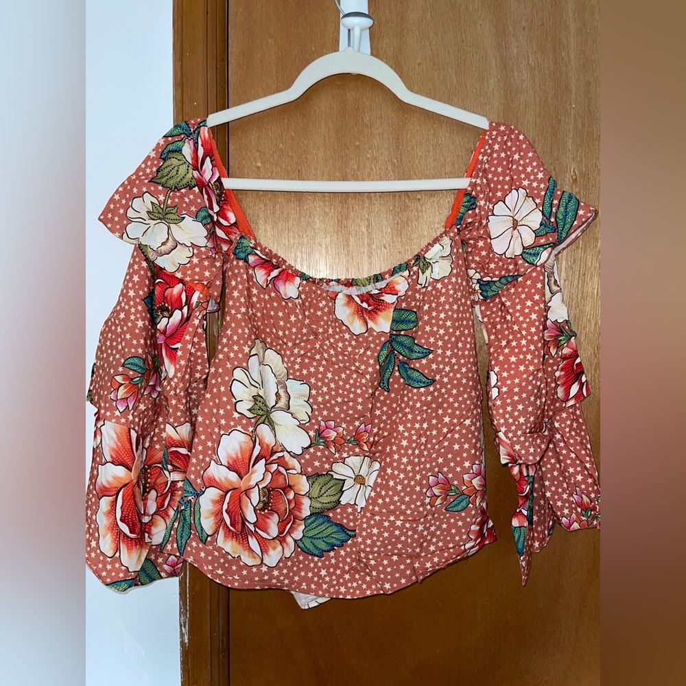 FARM RIO ANTHROPOLOGIE BLOUSE